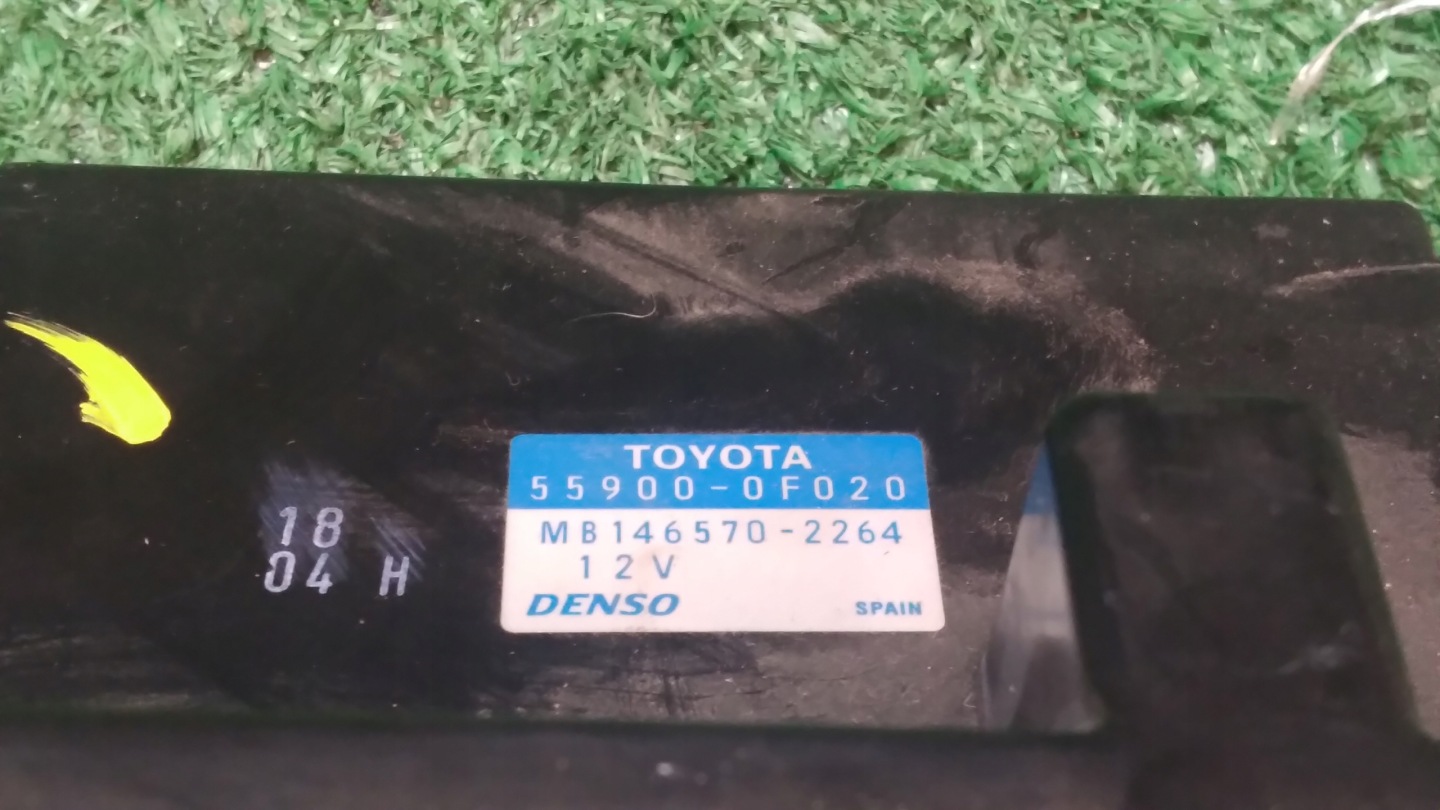 control panel air conditioning devices TOYOTA COROLLA VERSO 55900-0F020