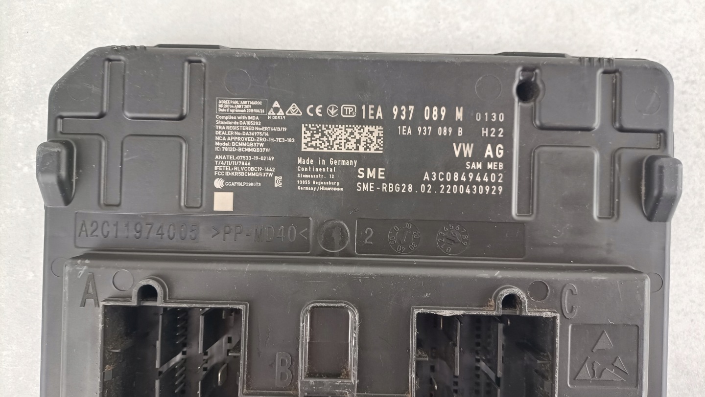 modulo computer KOMFORTU VW ID.4 ID.5 Q4 E-TRON ENYAQ 1EA937089M K91/662P