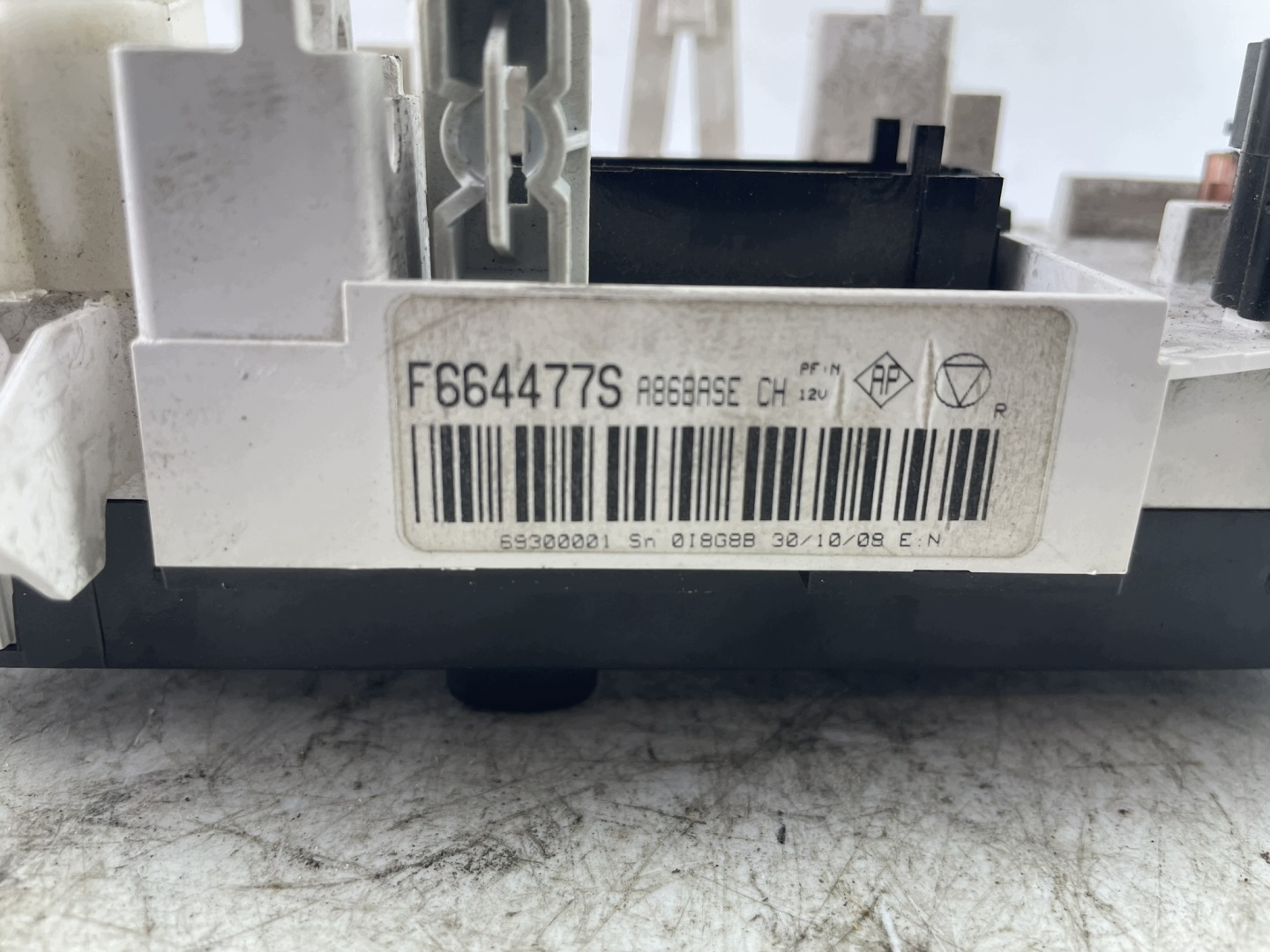 control panel air conditioning devices F664477S Citroen C3 and 1.4