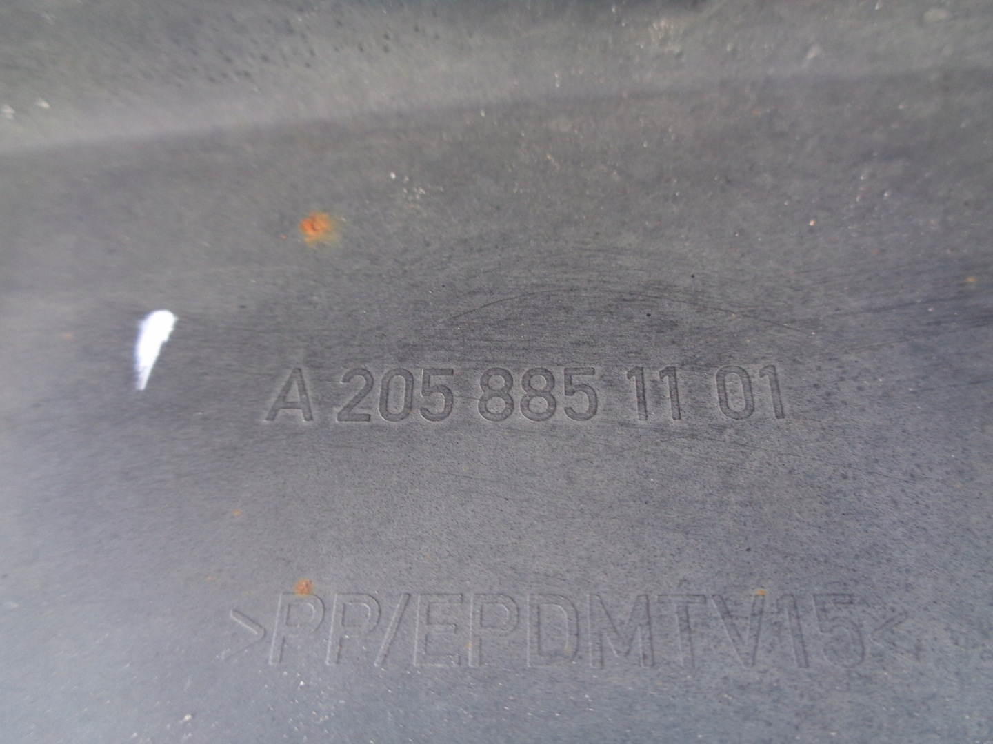 front bumper MERCEDES C-KLASA W205 18- LIFT