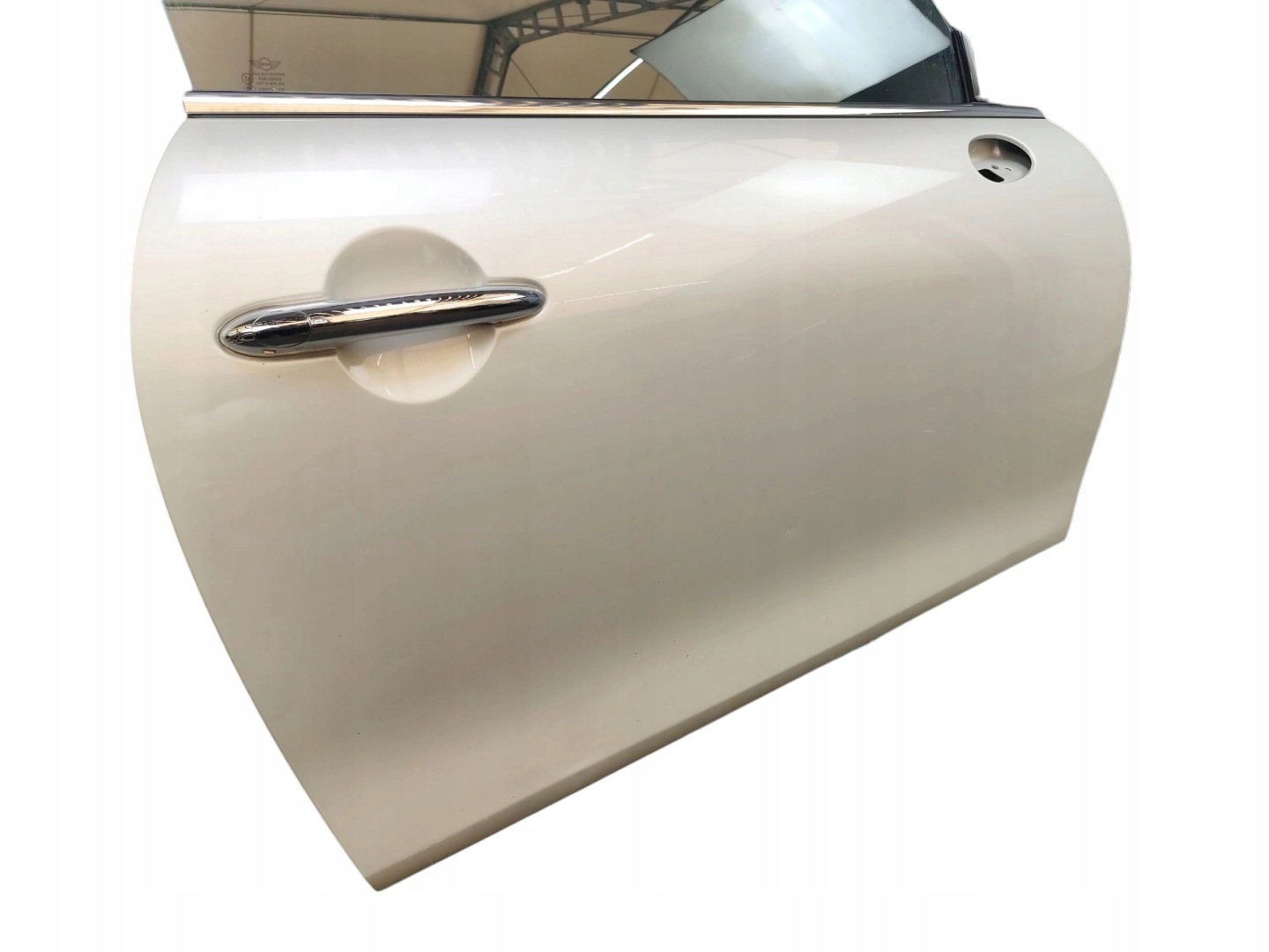 door right front MINI COOPER F56 (2013-2017) WHITE SILVER METALLIC (A62)