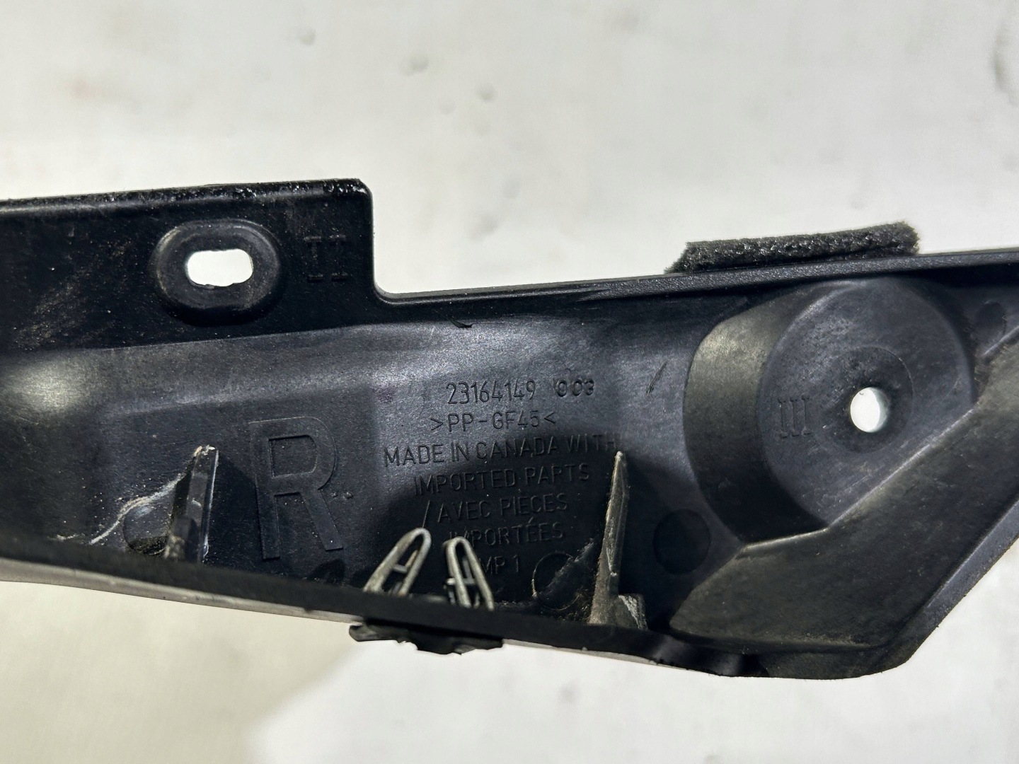 moulding console under the window windows czolowej right Chevrolet Corvette C7 2014r