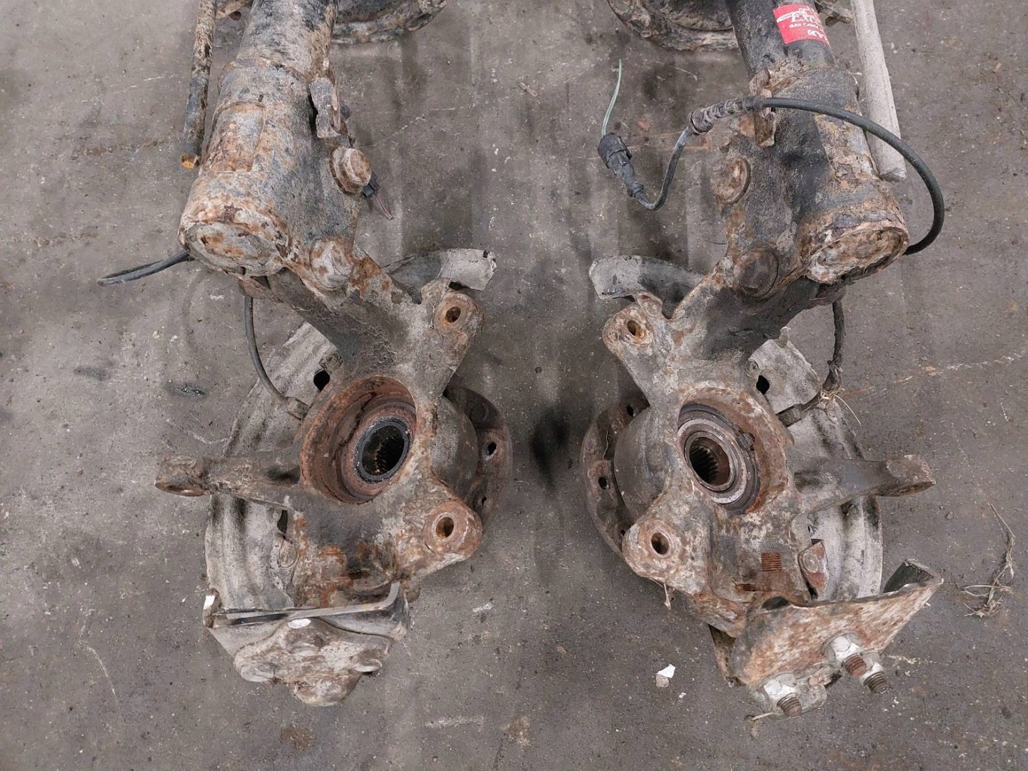 shock absorber spring swing left + right front RENAULT MEGANE III