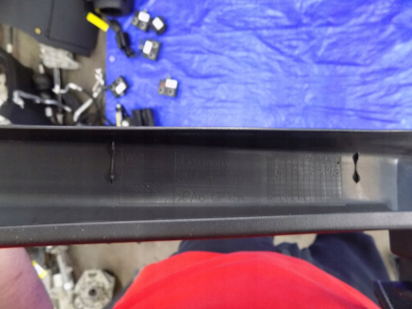 frame inner door right rear part AUDI A3 8V 14R