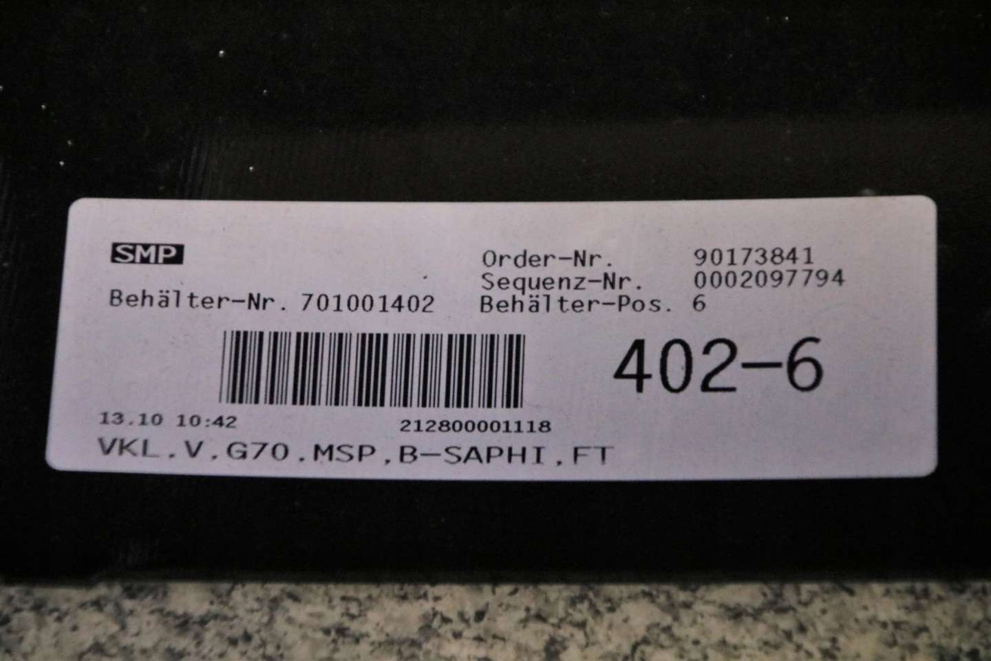 BMW 7 G70 i7 m-packet bumper front front 475