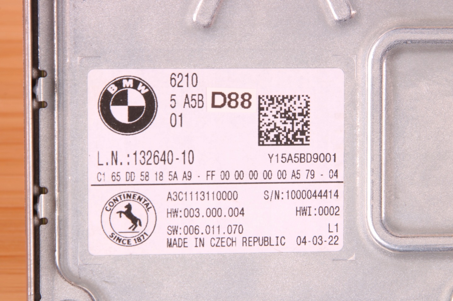 BMW module control unit of the dial KOMBI 5A5BD88