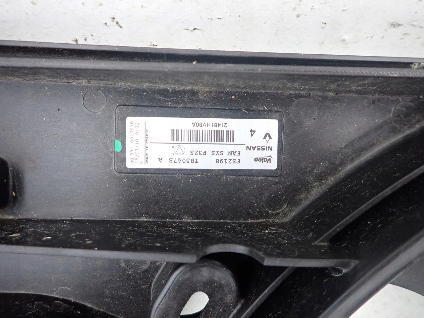 NISSAN QASHQAI J11 RENAULT KADJAR Lüfter