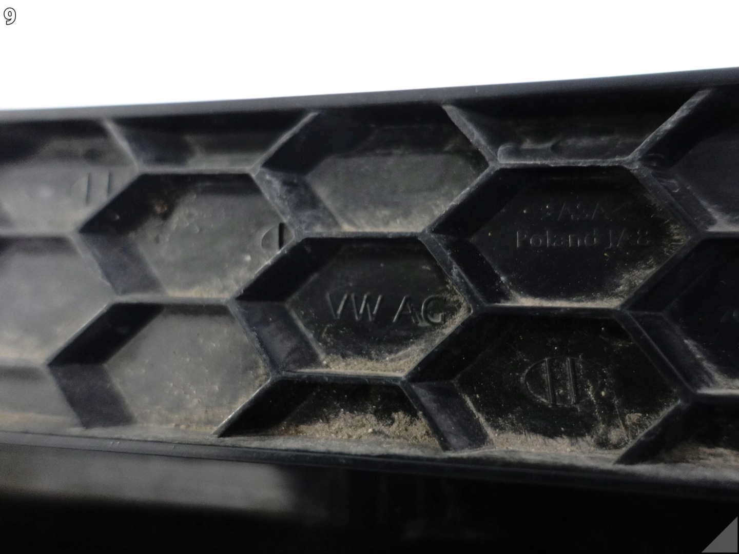 VW CRAFTER II 7C0 SY SZ 17- grille spoiler grid W bumper front left