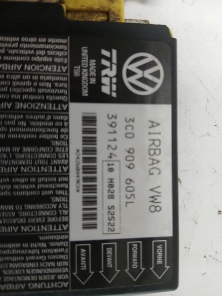 GOLF V PASSAT B6 LEON II SENSOR modulo airbag airbag 3C0909605L