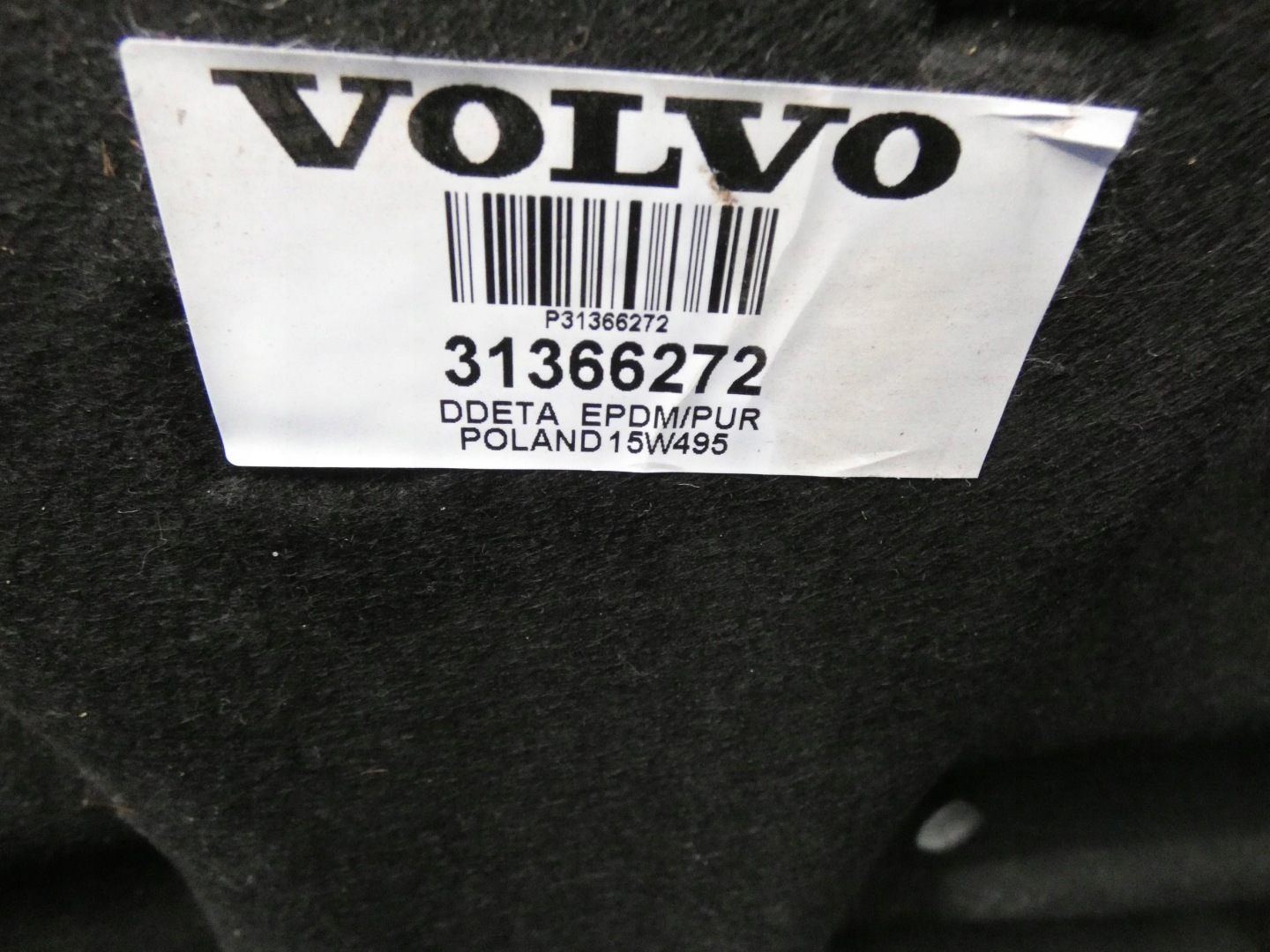 VOLVO XC90 II mats floor rear part 7 OSOB