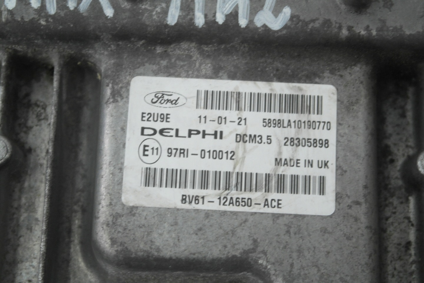 FORD C-MAX MK2 10-14 2.0 TDCI computer Motore BV6112A650ACE 28305898 OE