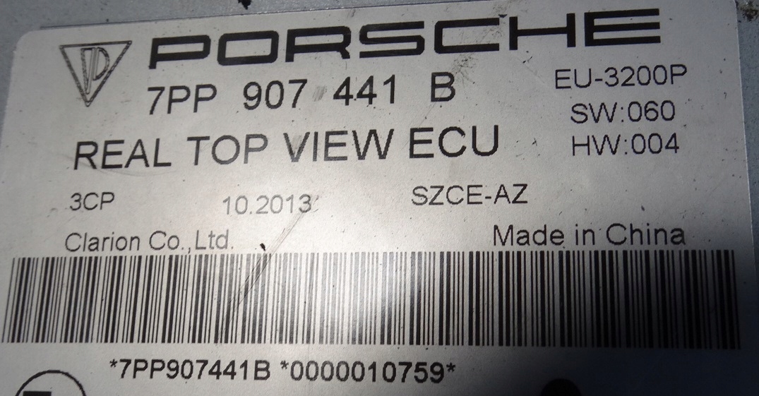 IDEAL module KAMERY reversing PORSCHE PANAMERA 970 1 9