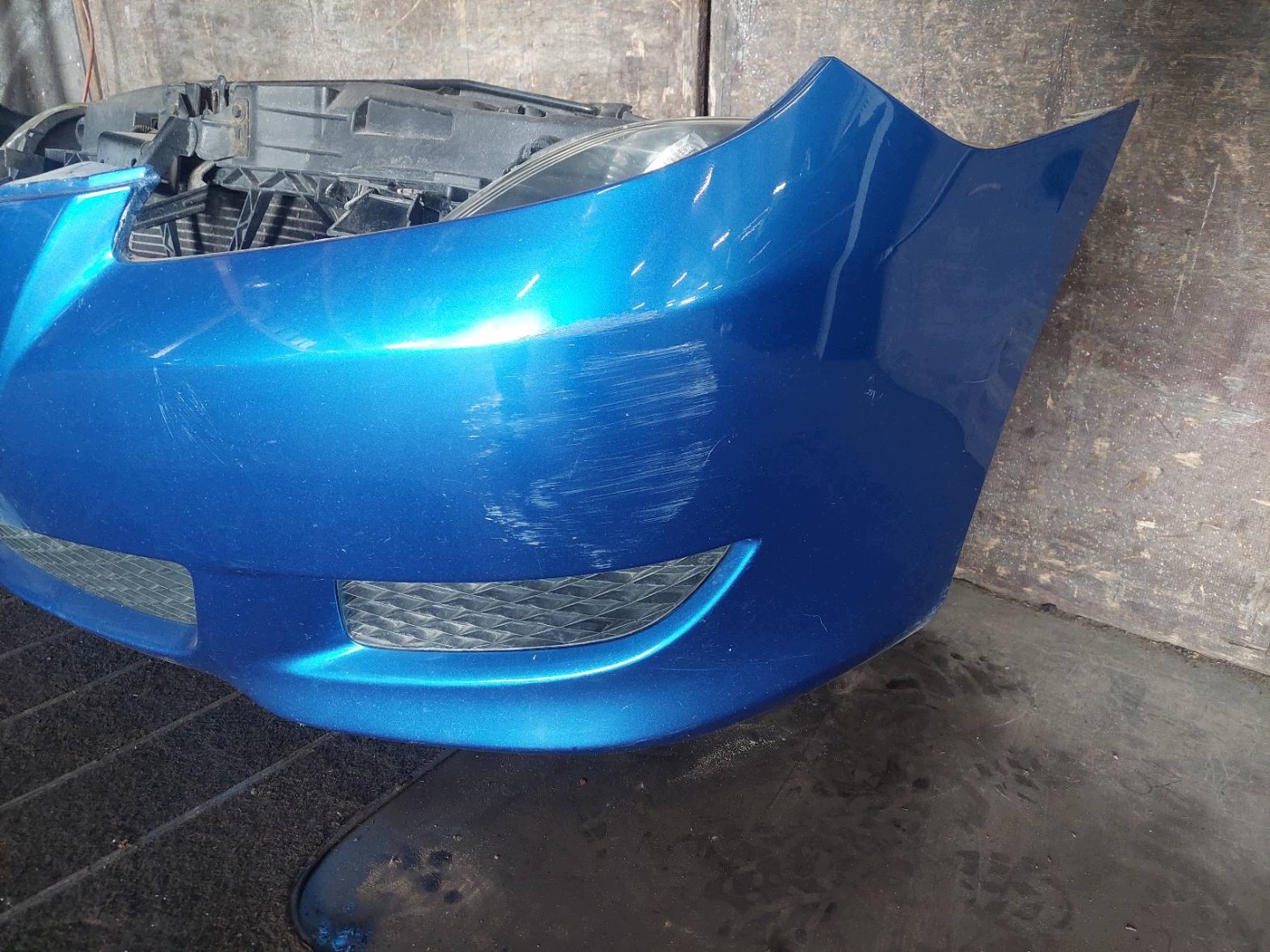 bumper front + support panel for radiators pillar iron lights MAZDA 3 and BK 27B