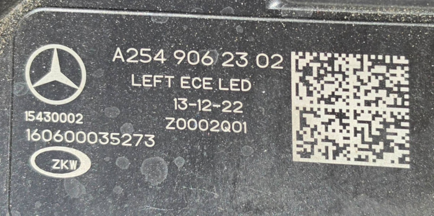 Mercedes-Benz GLC C254 digital light A2549062302 light front left
