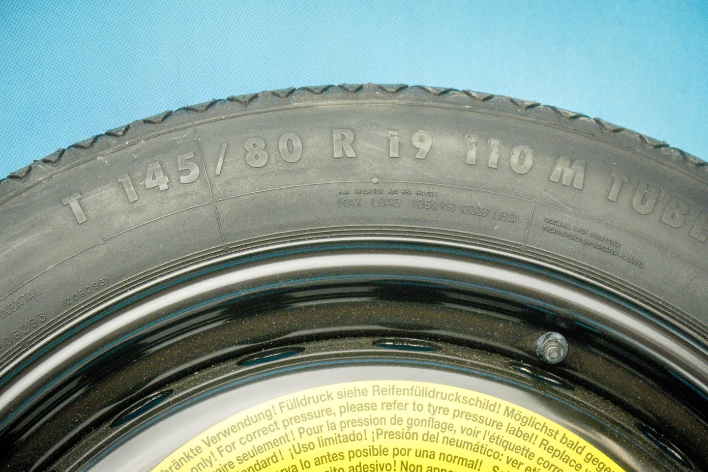 wheel spare spare tyre Audi A8 S8 4H 4H0601027E