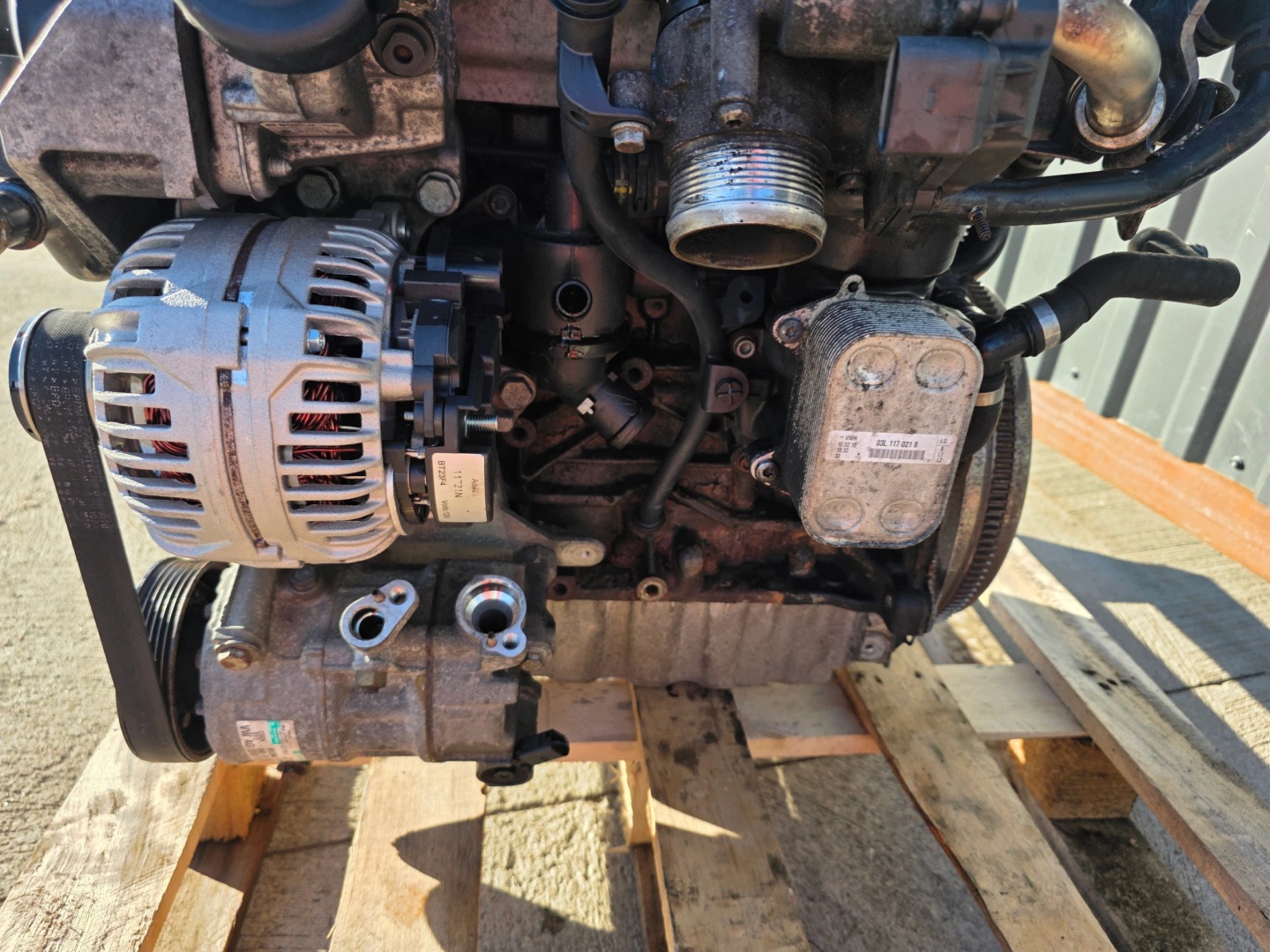 motore completo AUDI VW SEAT SKODA 2.0 TDI CFF CFFB 144705 KM originale *4