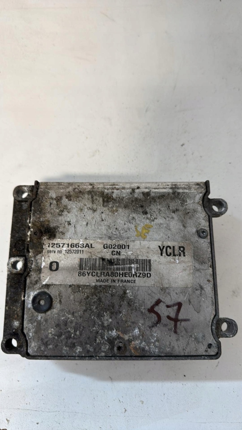 Centralina Motore Opel Vectra C 2.2 16V 12571663AL 12571663 AL modulo ECU