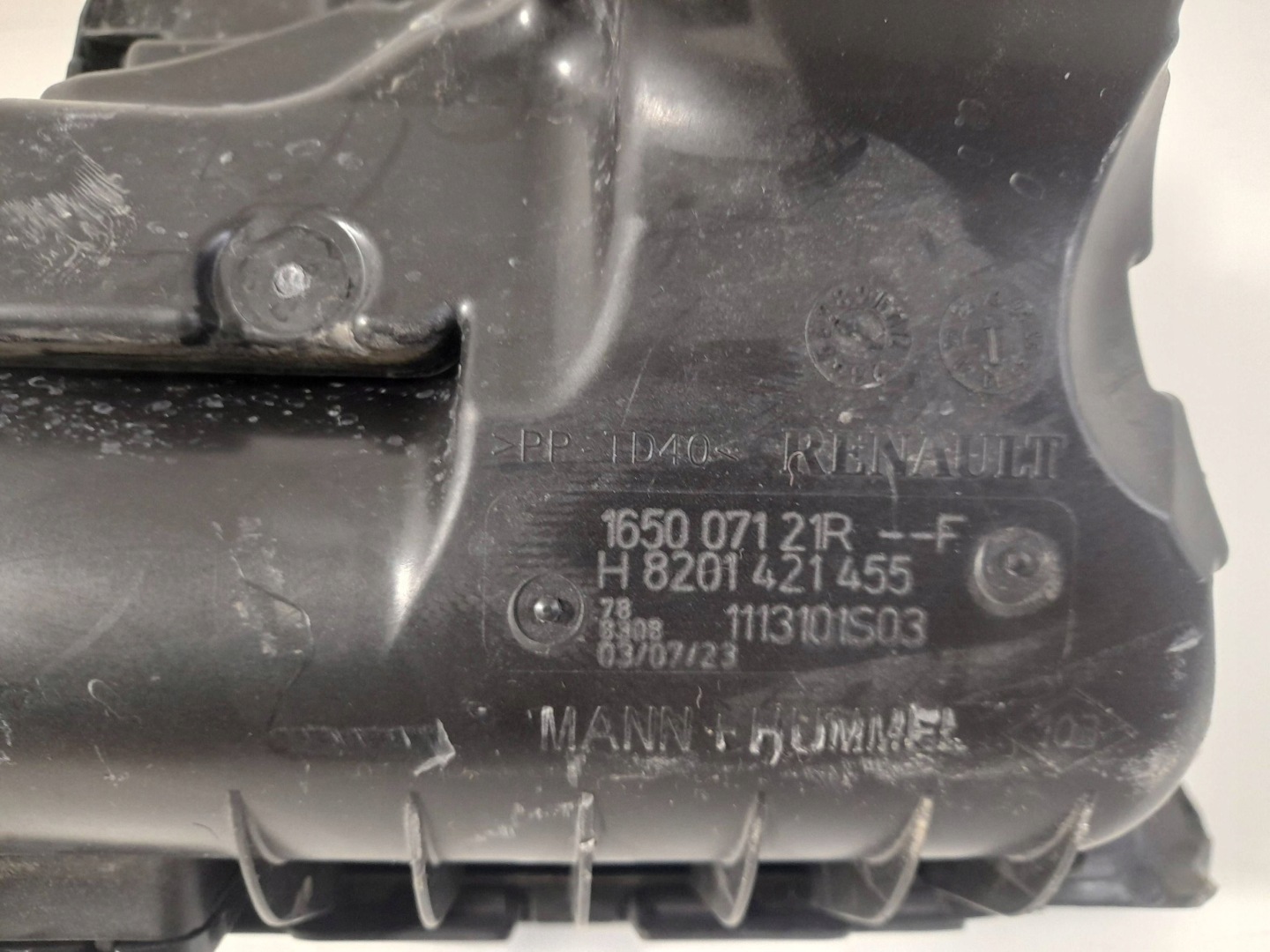 Renault Clio VI Gehäuse filter luft 165007121R (U18)