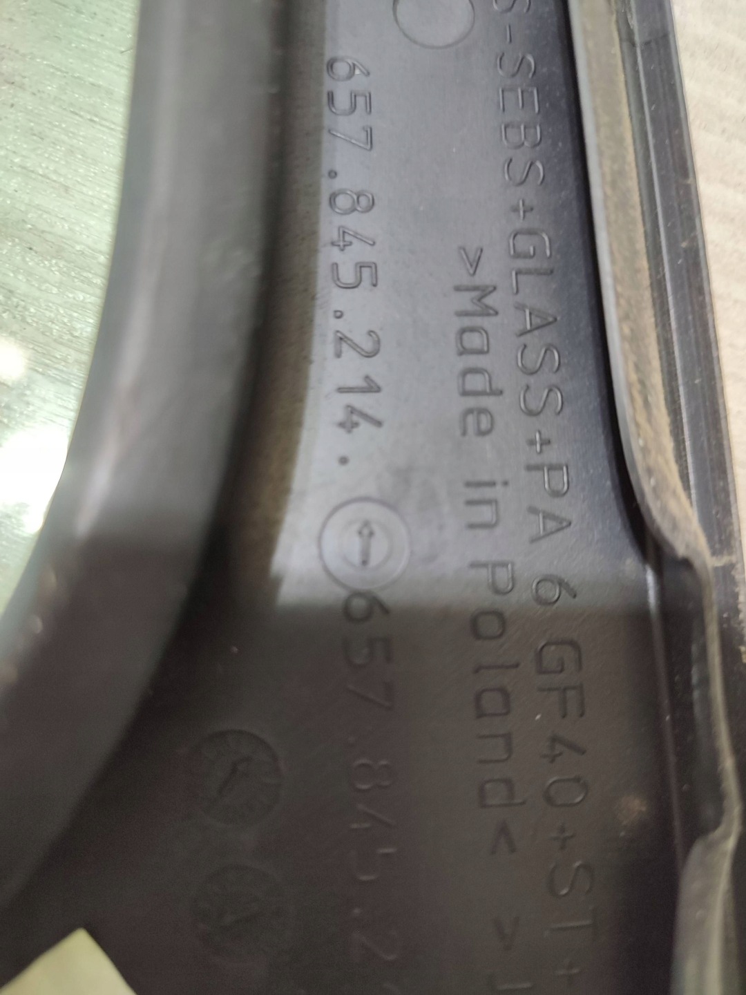 Skoda Scala 2020 rear part side right window door tylnych