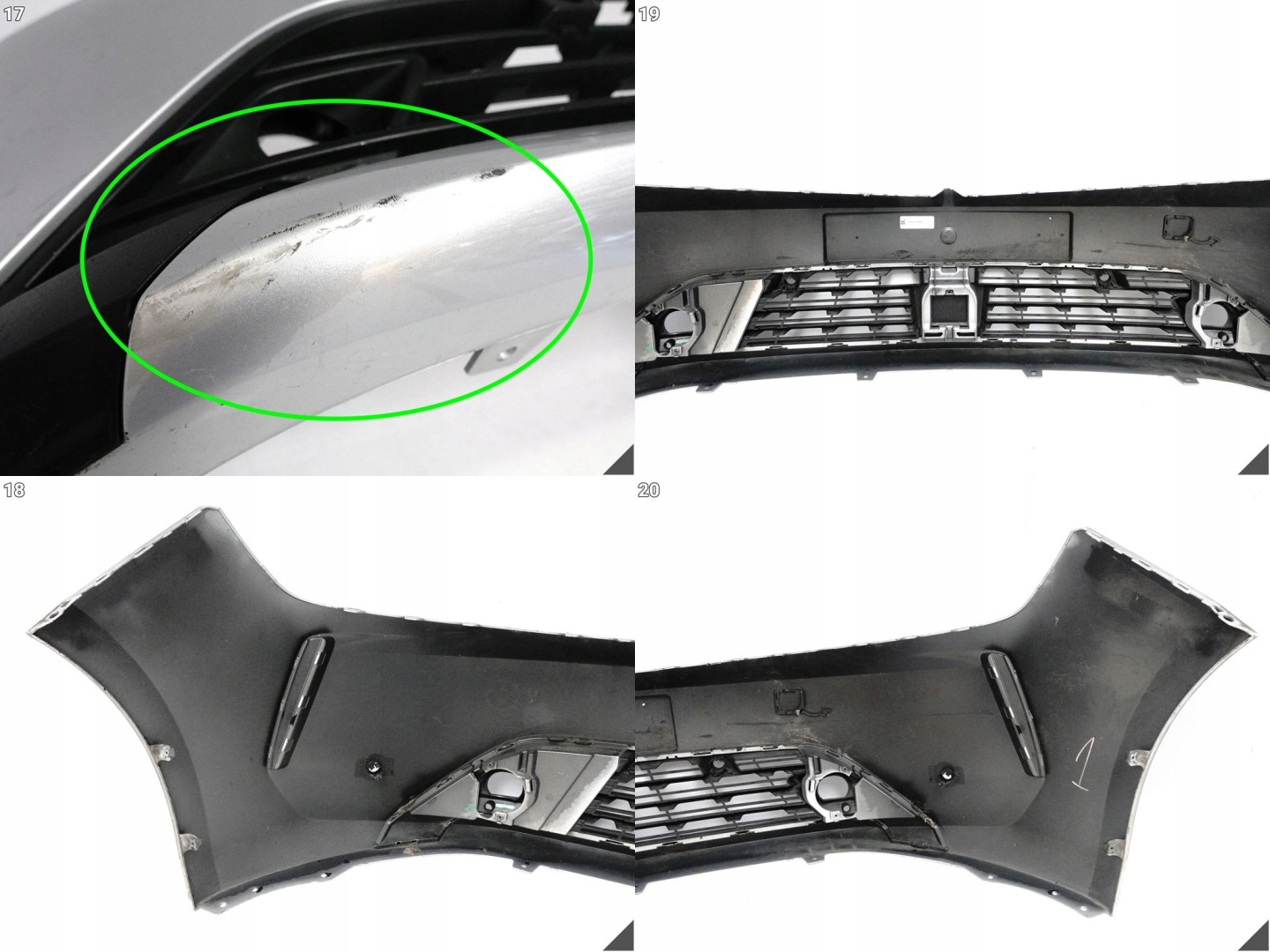 OPEL ASTRA L VI 21- bumper BUMPER + grille grid front (4XPDC/below RADAR)