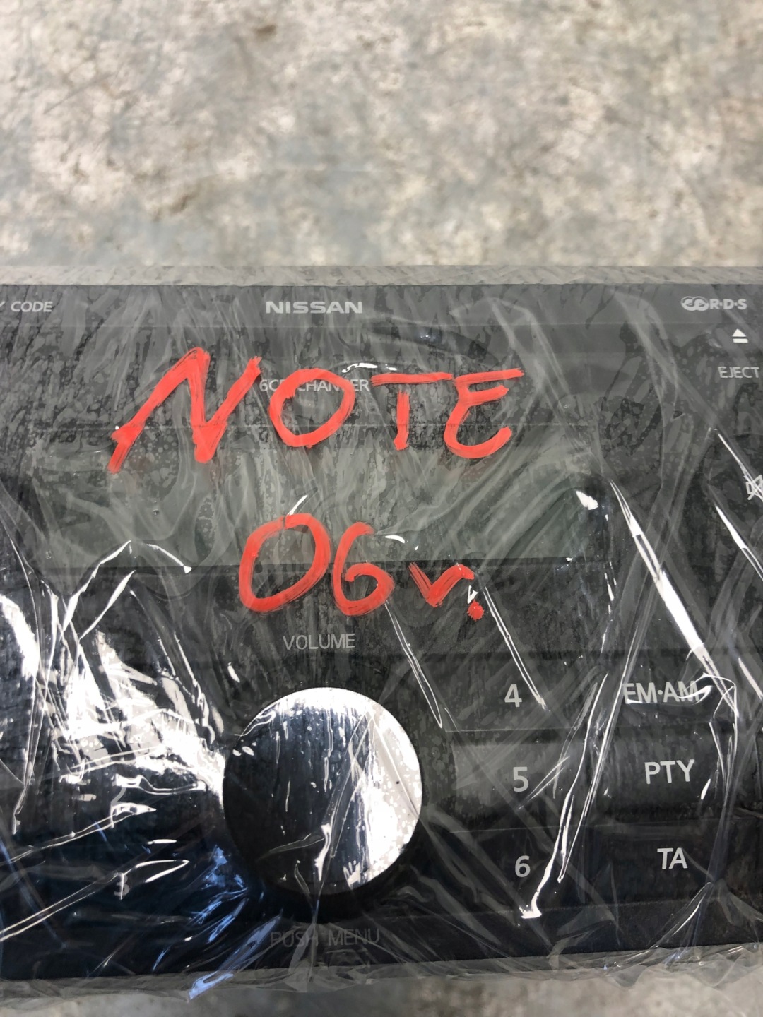 RADIO CD NISSAN NOTE E11 7645387318