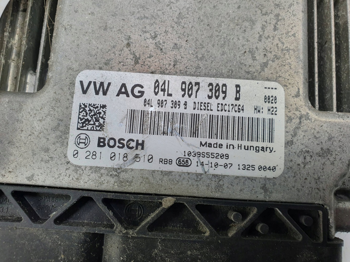 computer Motore ECU 04L907309B SKODA OCTAVIA III