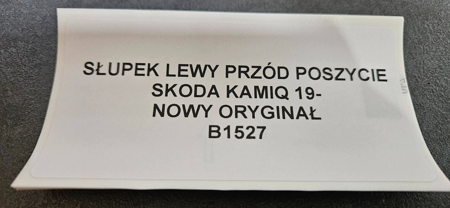 pillar left front side SKODA KAMIQ 19- new original