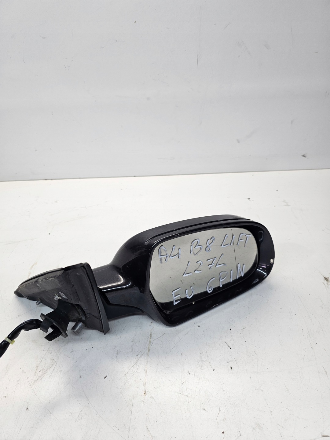 mirror right front AUDI A4 B8 LIFT LZ7L 6 PIN EUROPA