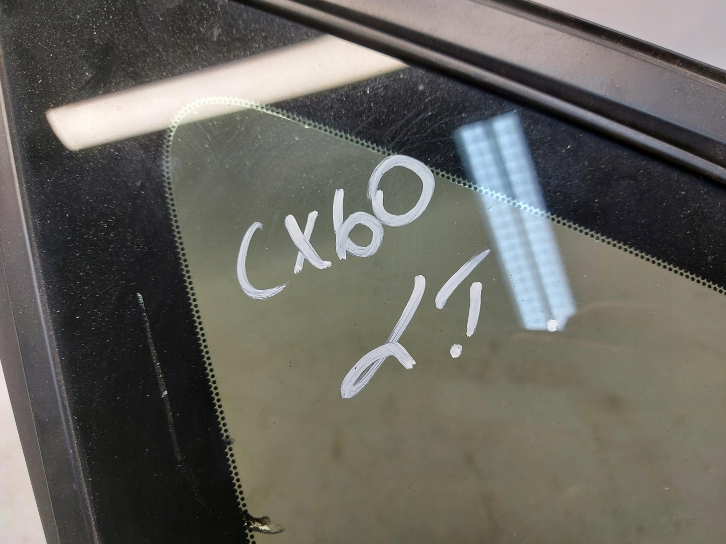 Mazda CX60 2023 window bodywork left rear part rear