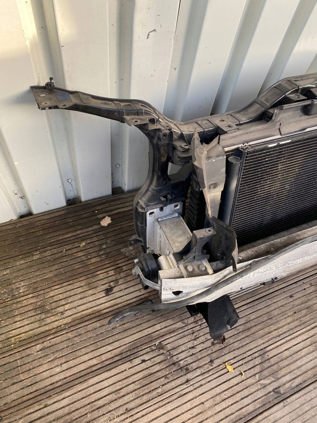AUDI Q5 LIFT 3.0 TDI 4x4 complete support panel for radiators radiator sider pillar