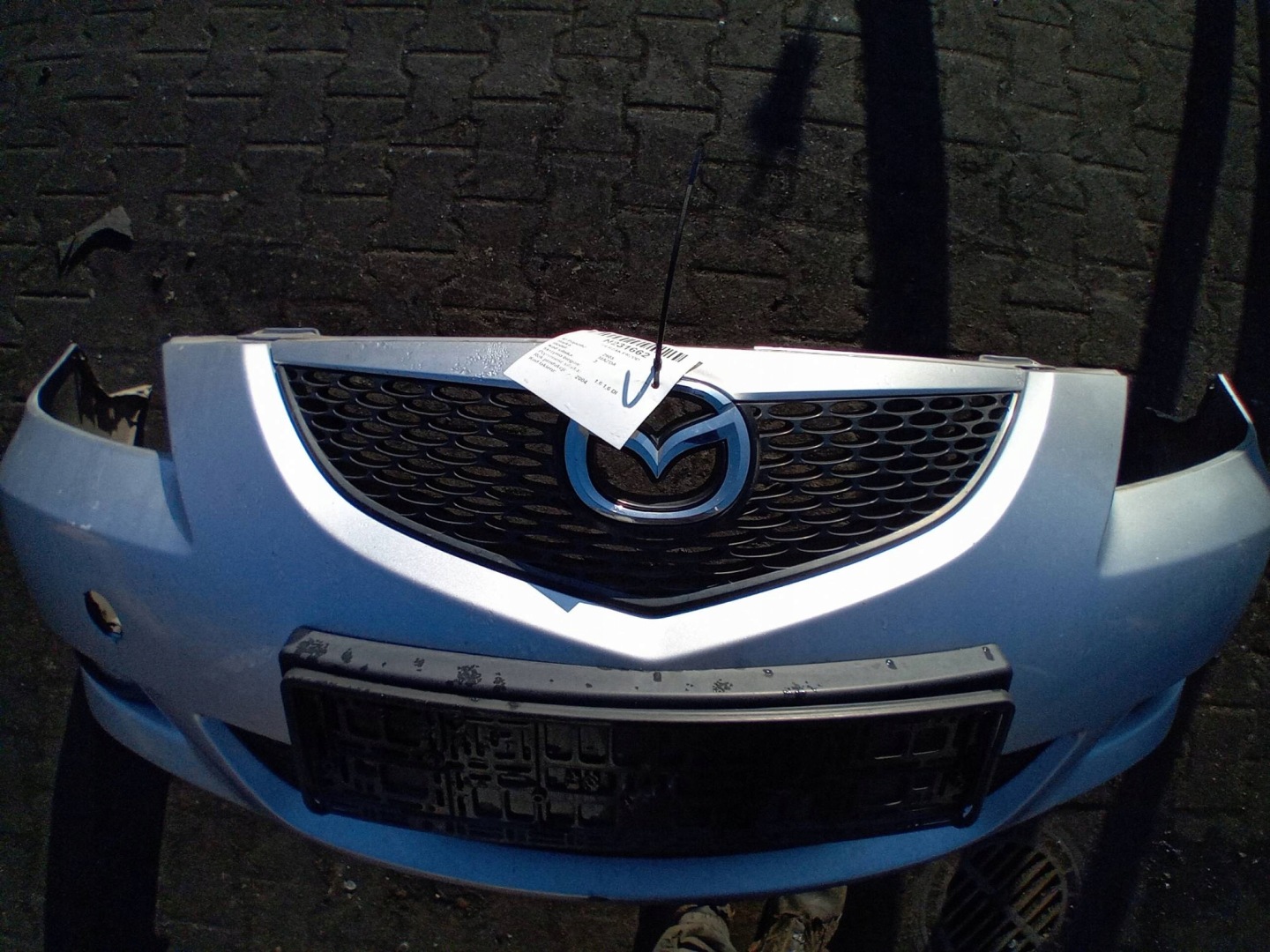bumper front SREBRNY MAZDA 3 and BK
