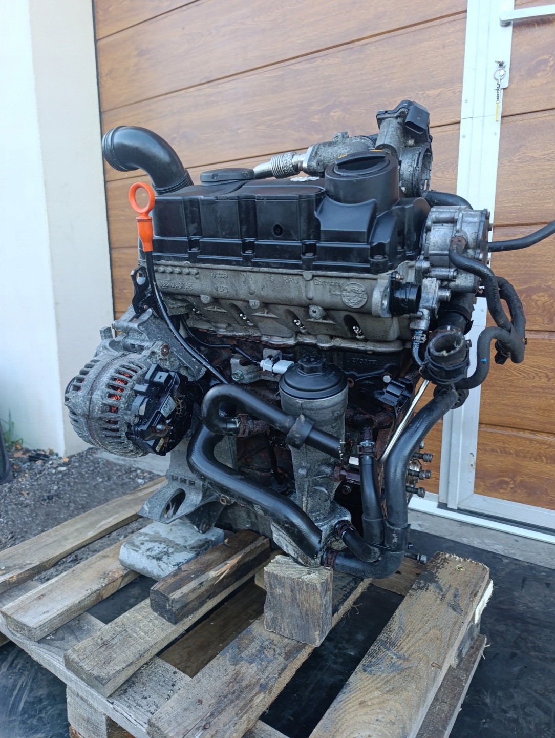 VW T5 engine complete 1.9 TDI BRS BRR przebieg 170 tys.