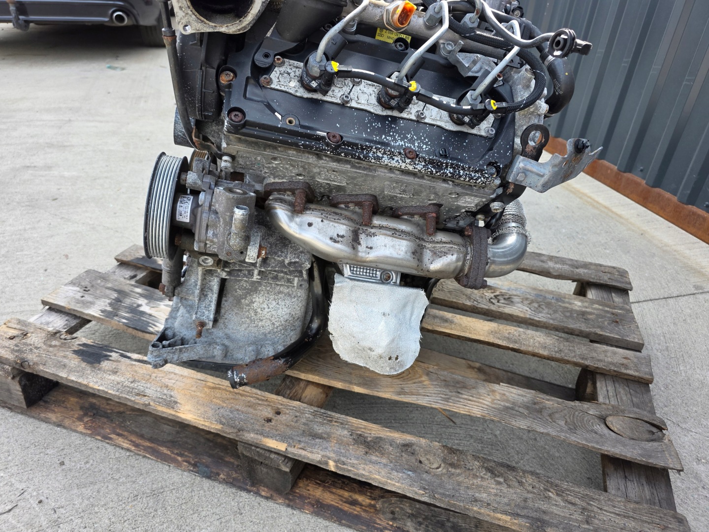 engine complete AUDI A4 B8 A5 8T Q5 8R ITP 3.0 TDI CCW CCWA 124101KM *3*