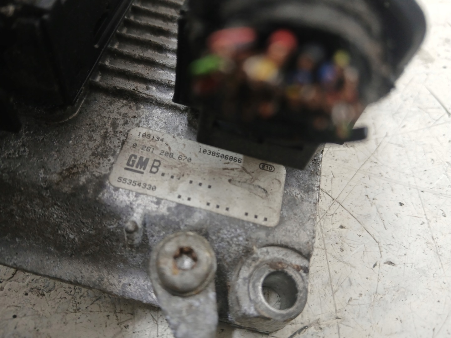 OPEL CORSA C 1.2 control unit computer of the engine 55354330