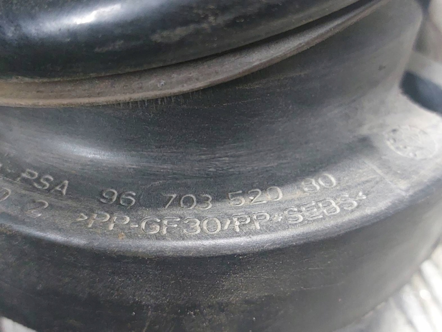 spring springing rear part KOMPLET PEUGEOT 5008 and