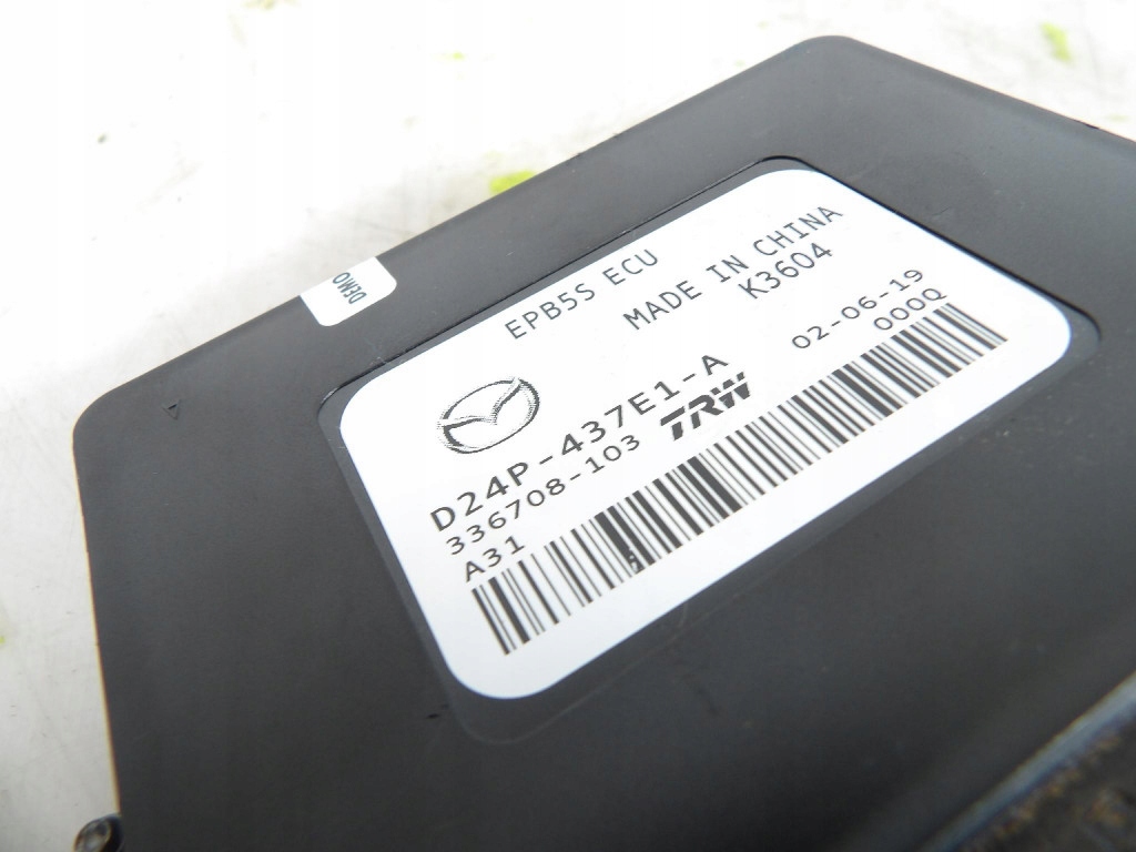 MAZDA CX-3 module electric brake D24P-437E1-A