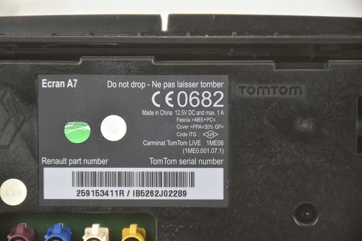 display navigation devices RENAULT MEGANE III 259153411R