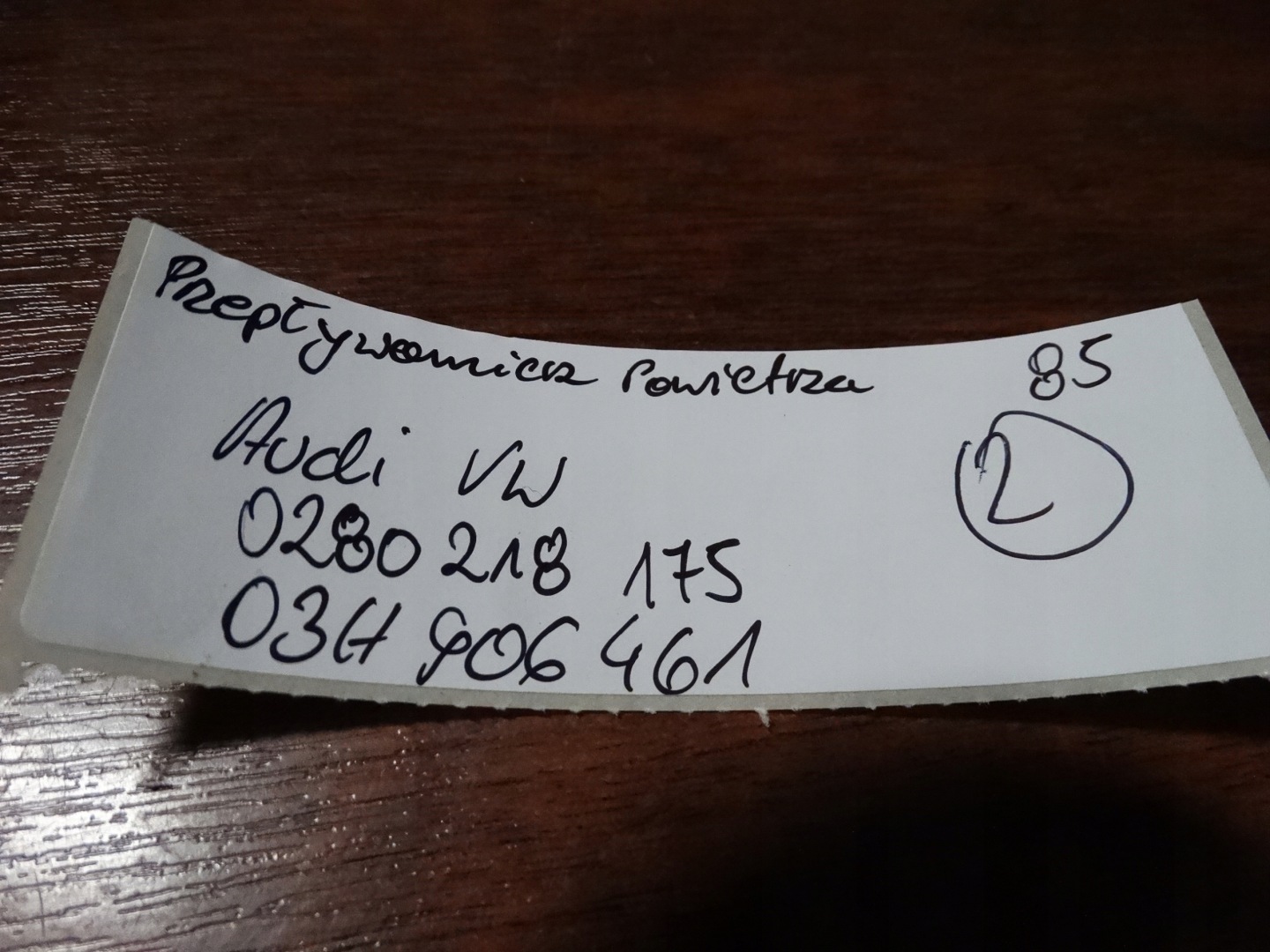 perfect condition flow meter air AUDI VW 1