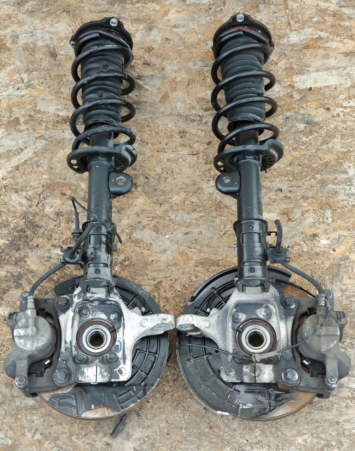 shock absorber right swing right JEEP COMPASS II aluminium !!!
