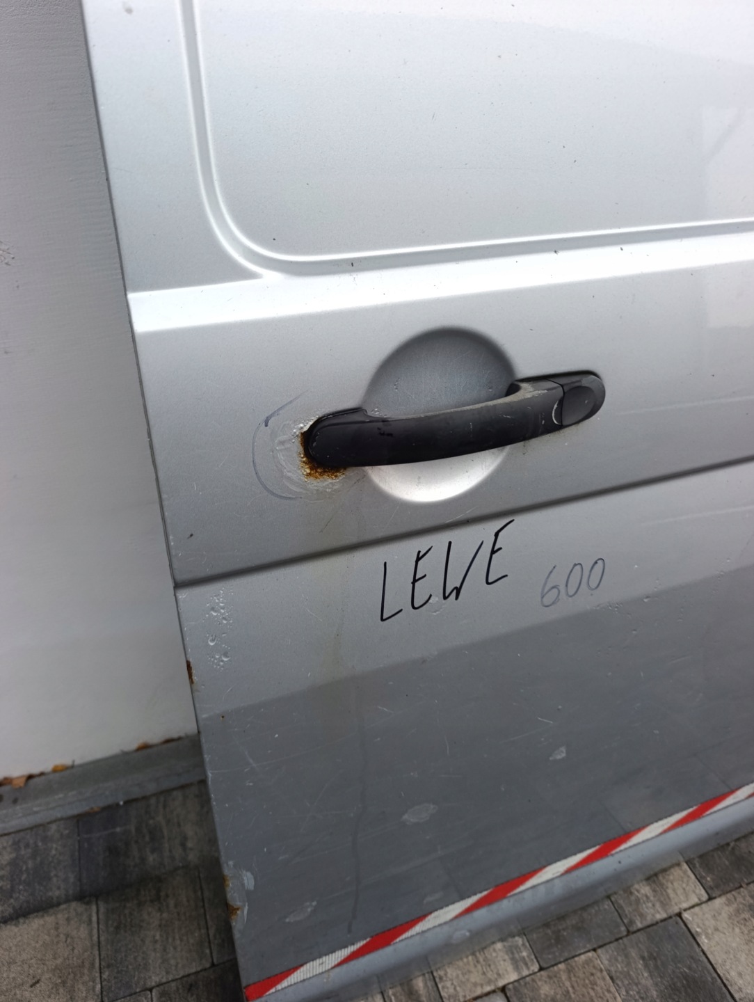 door sliding VW T5 T5 lift T6 left silver
