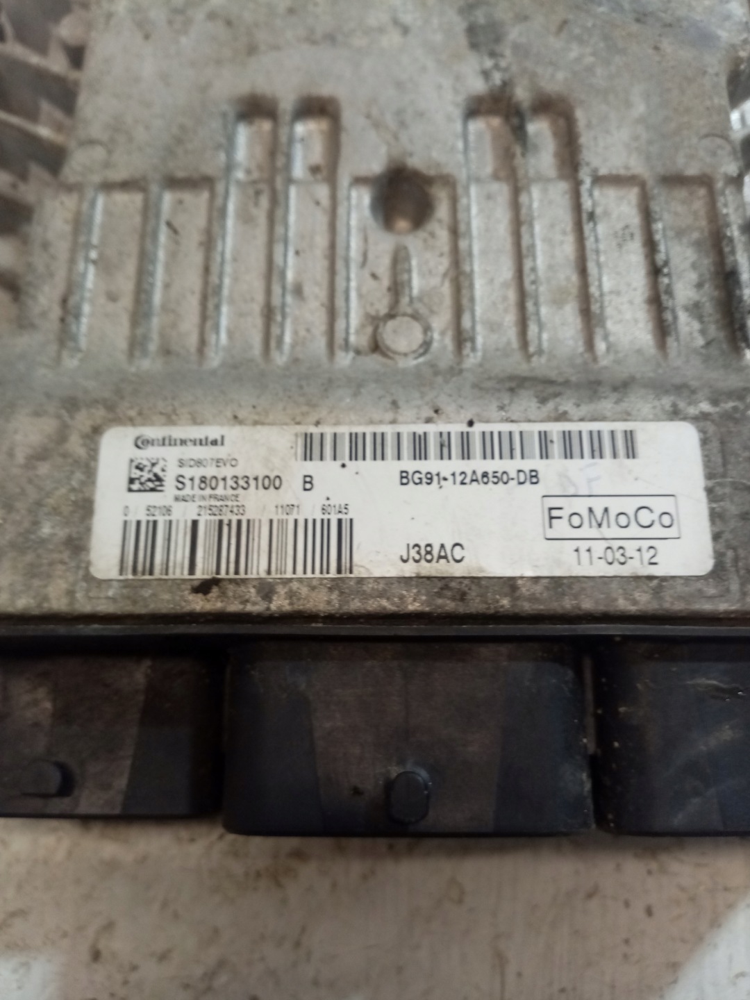 computer of the engine control unit FORD MONDEO MK 4 BG91-12A650-DB