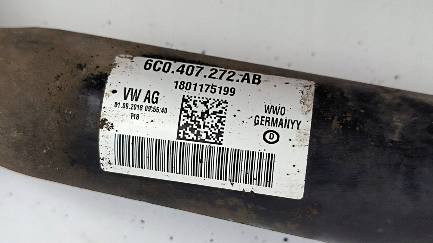 semi-axis right front 6C0407272AB SKODA RAPID LIFT
