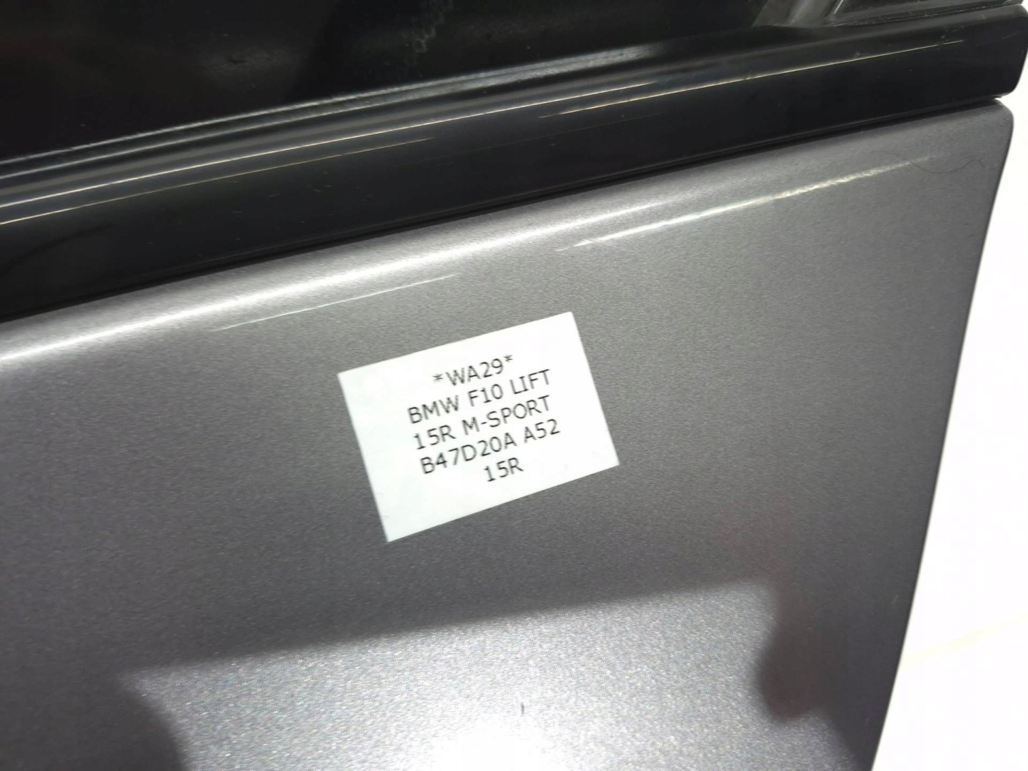 door left left rear part rear. BMW F10 colour A52