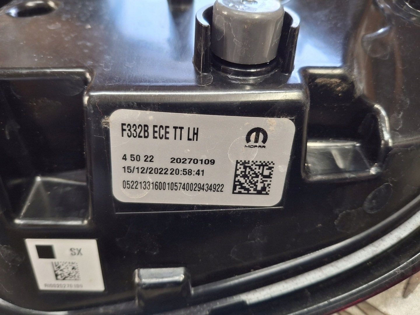 light rear left LED FIAT 500E 2020R->