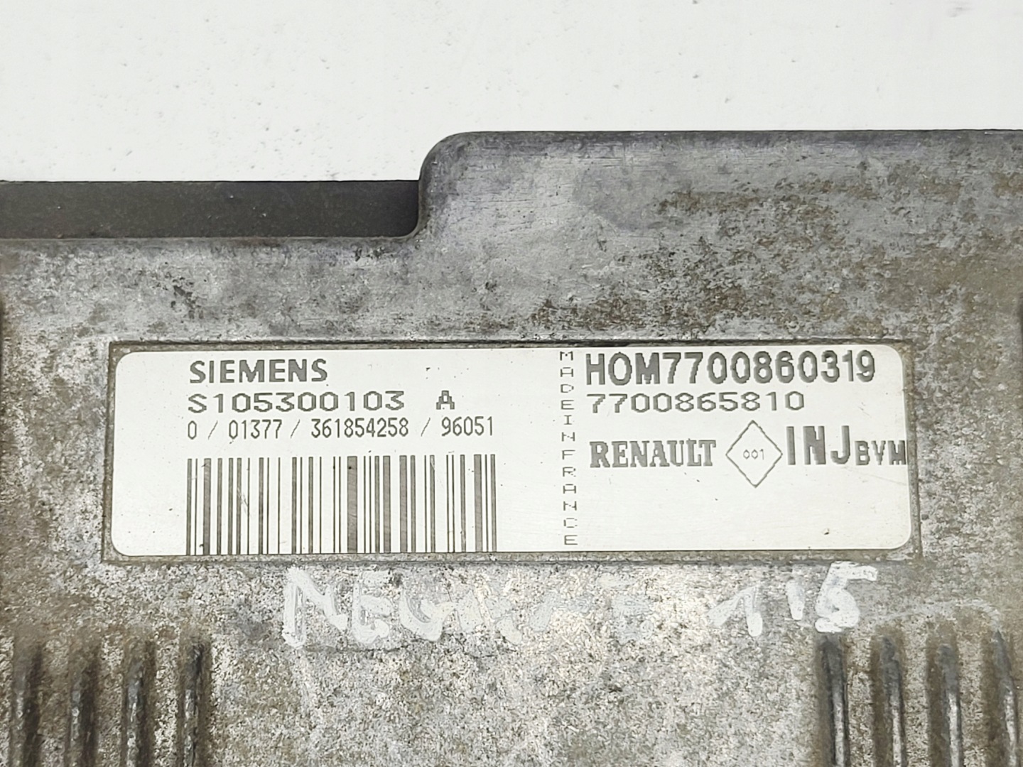 computer Centralina Motore RENAULT MEGANE e 1.6 16V S105300103A 7700860319