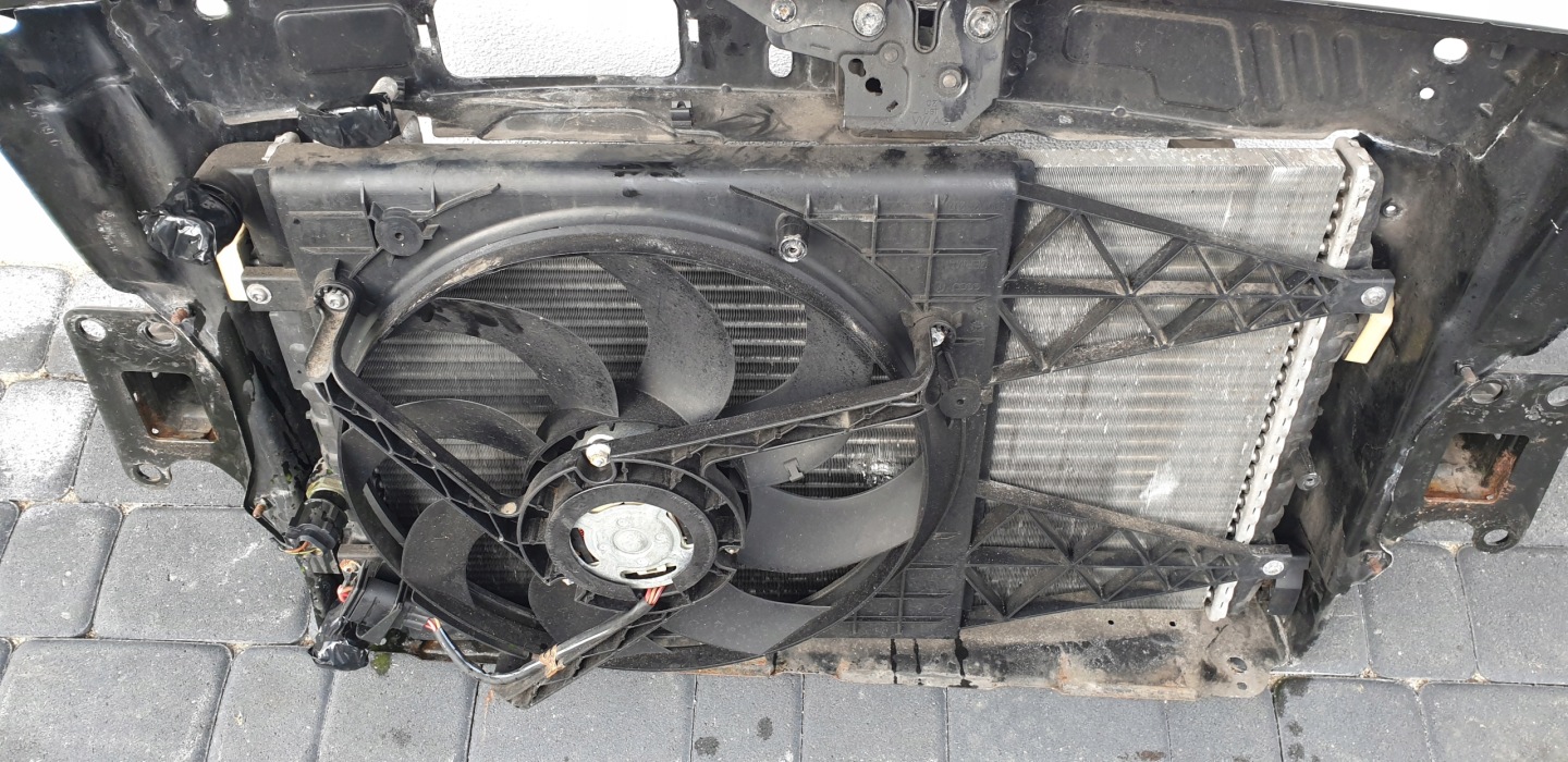 support panel for radiators pillar SKODA FABIA 2 1.4 1.6 TDI