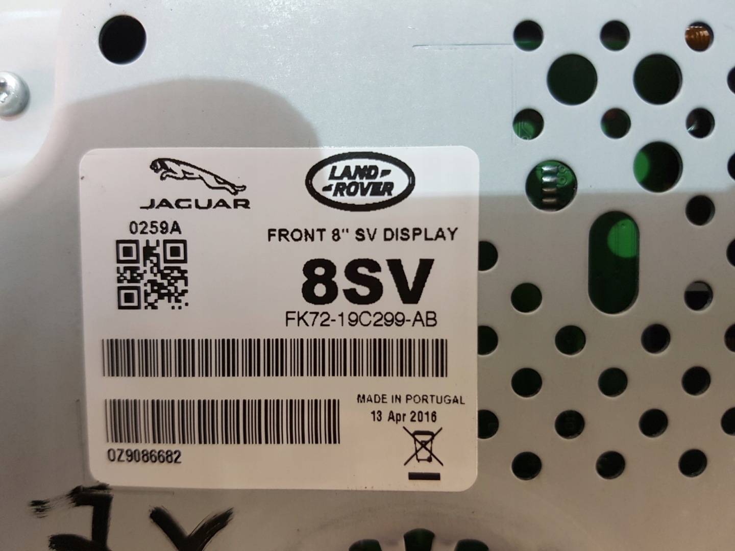 Jaguar XE X760 Display navigazione radia