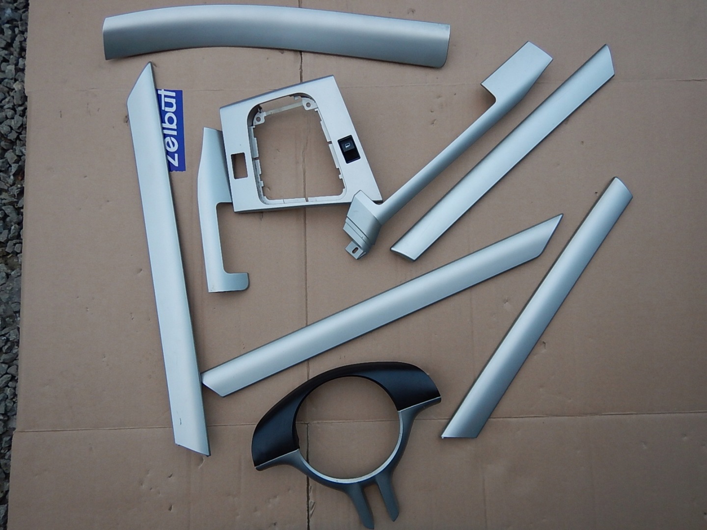 BMW E46 LIFT decorative trim silver consoles door