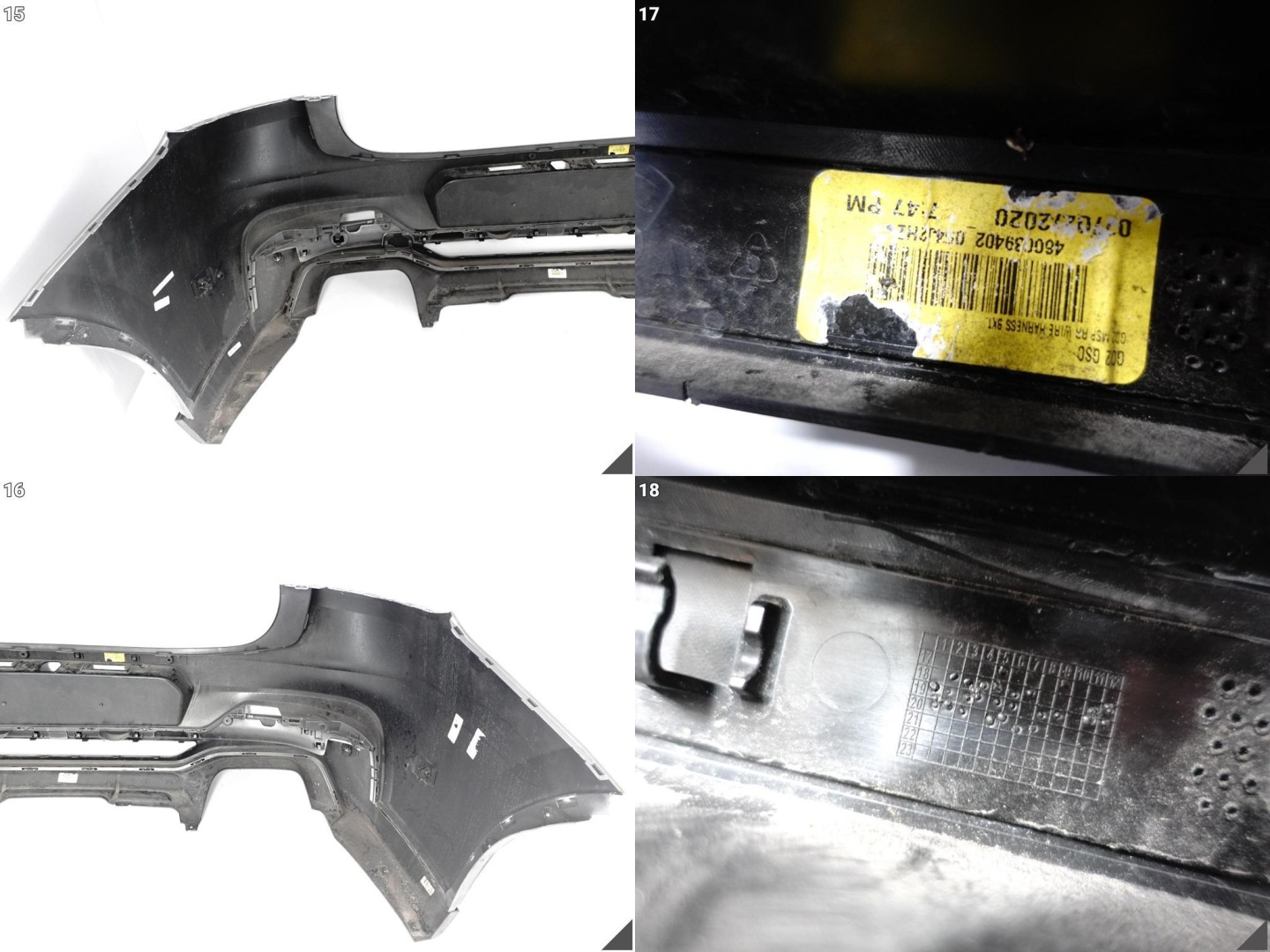 BMW X4M F98 M-POWER bumper + SPOILER / diffuser rear part rear * 4xPDC *