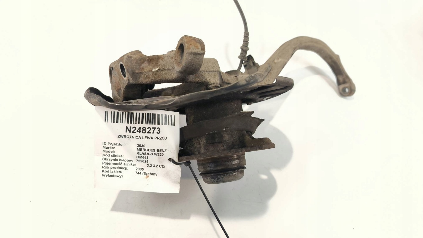 fordítsd bal eleje MERCDES-BENZ KLASA-S W220